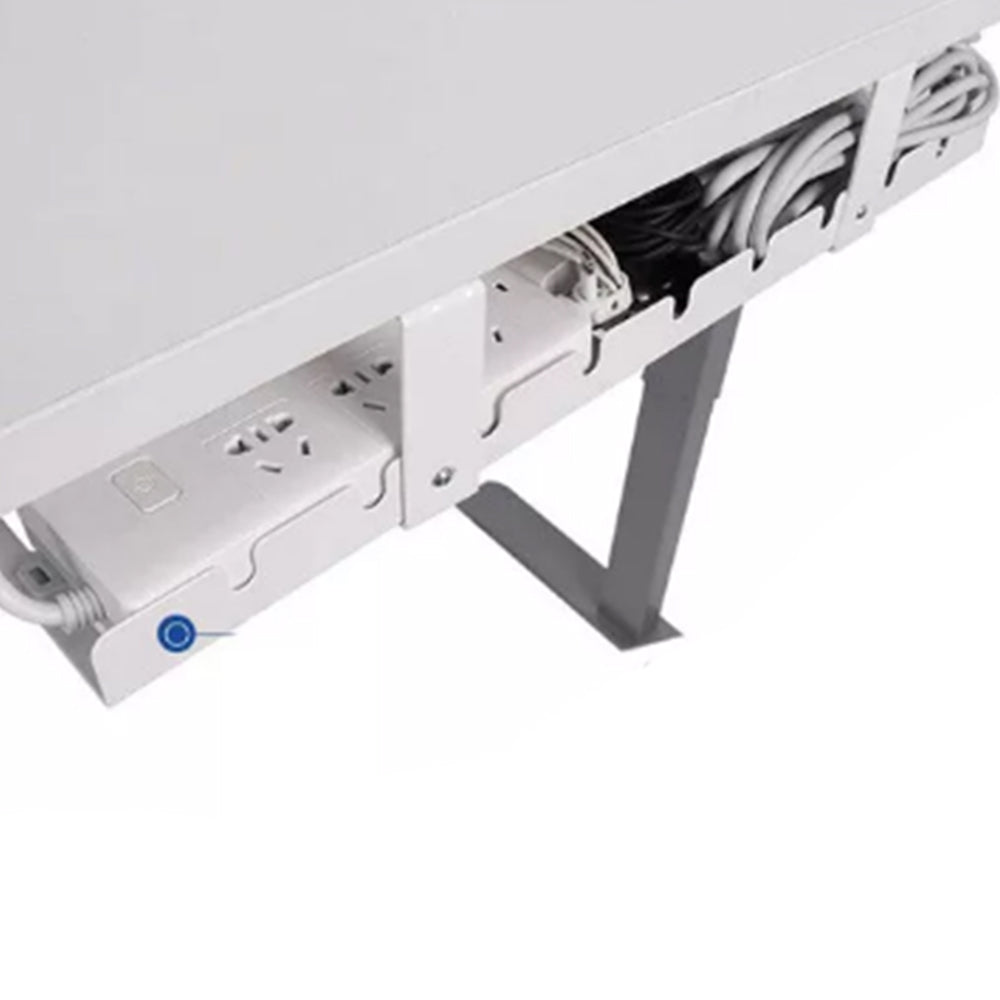 Under Desk Cable Management Tray Wires Tidy Organizer for Office and Home White