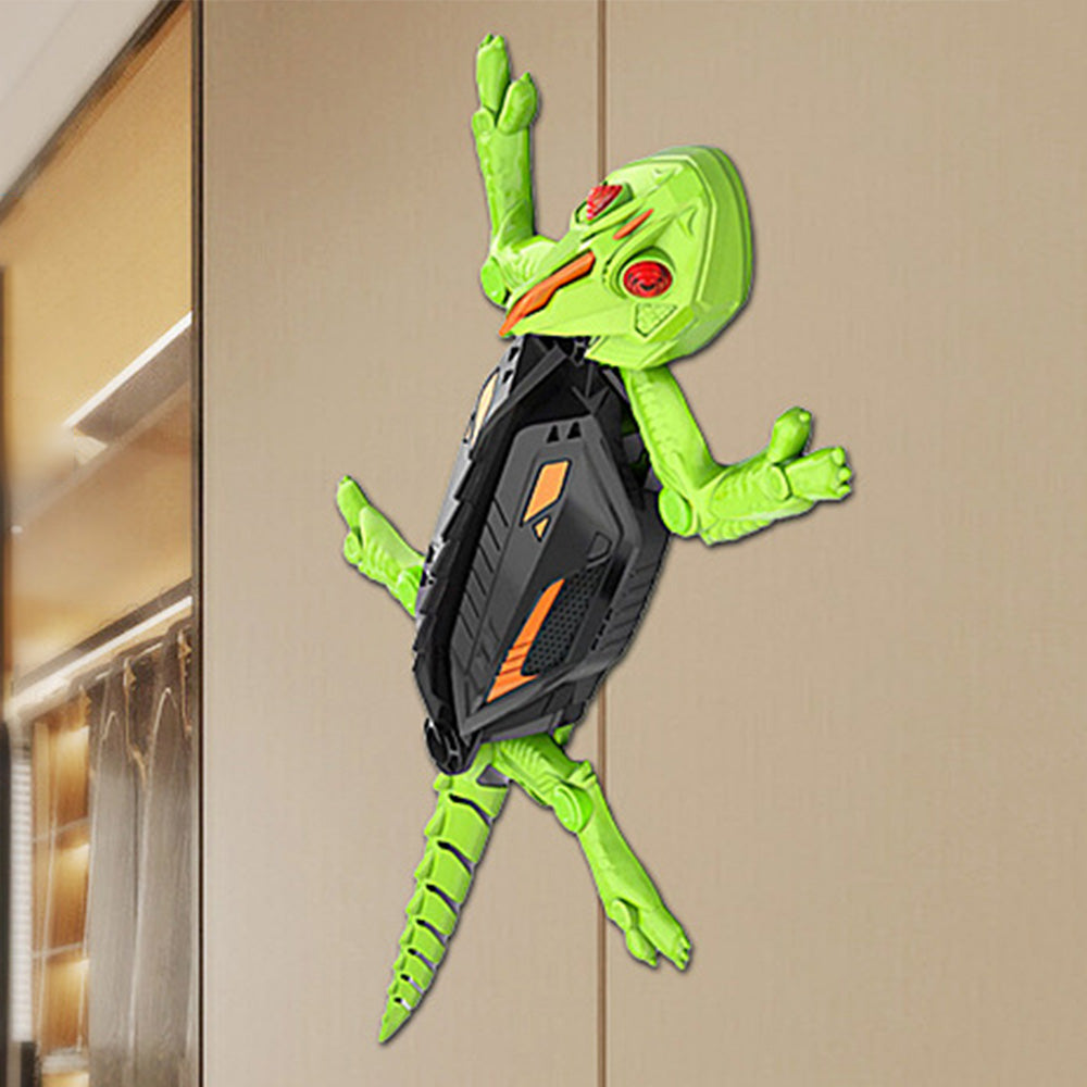 Rechargeable Wall Climbing Gecko RC Car Toy for Kids Green