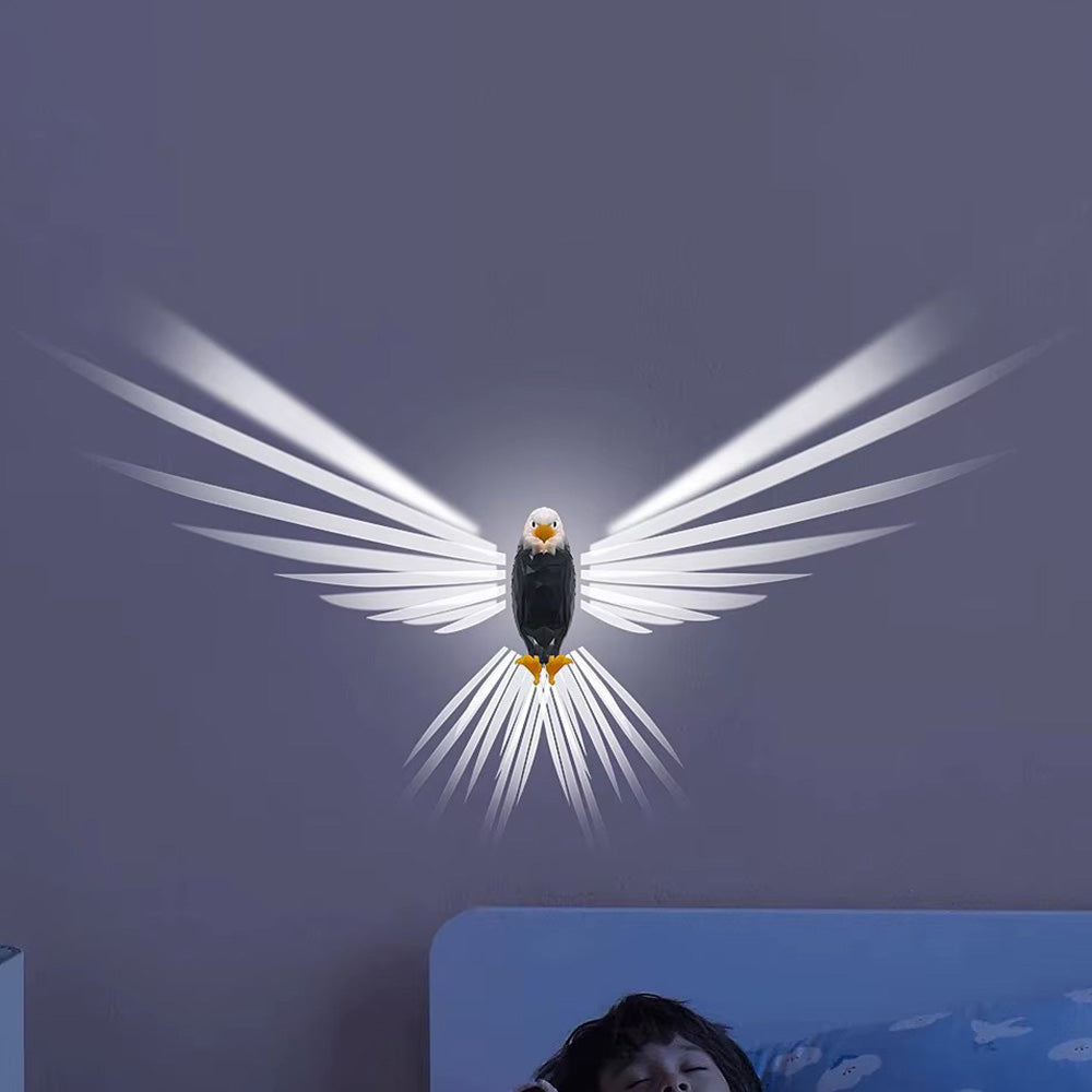 Bald Eagle Wall Light Magnetic Wall Mounted Eagle Lamp Removable Charging Eagle Light