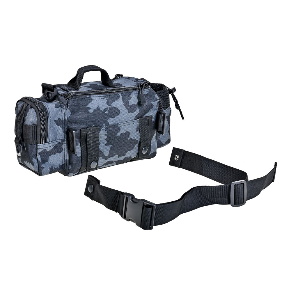 Fishing Tackle Bags Single Shoulder Crossbody Bag Waist Pack Fish Lures Gear Bag Blue