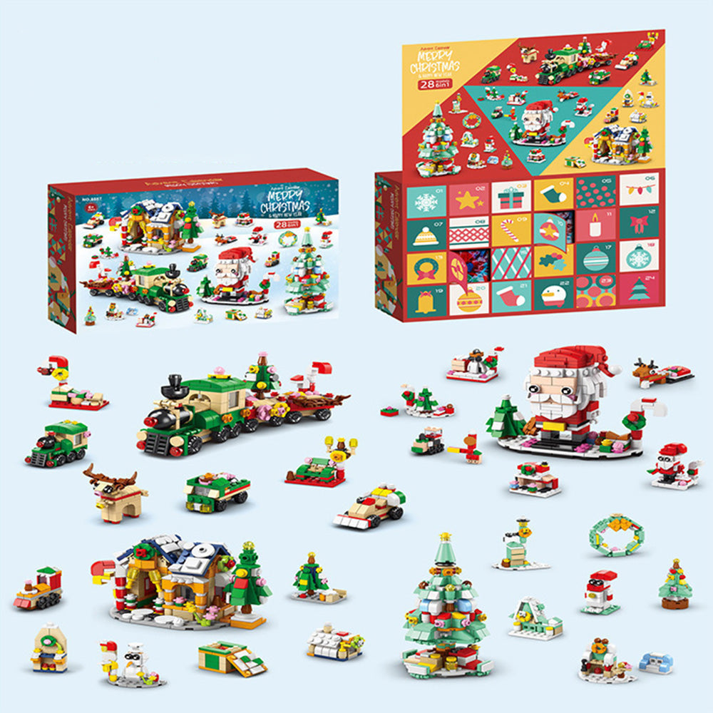 Advent Calendar ¨C Christmas House Mini Building Set for Kids and Adults 6+ Style 1