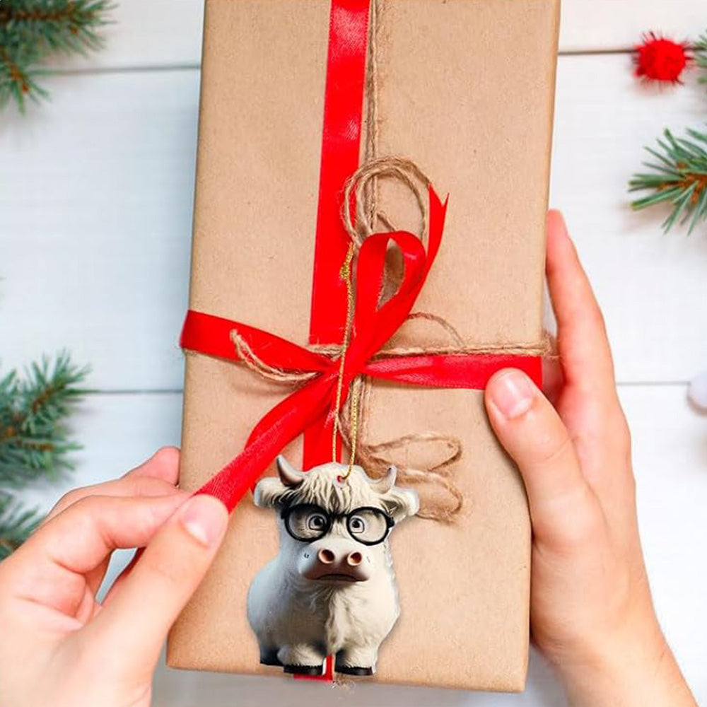 24 Days Animal Christmas Advent Calendar Collectible Funny Cow Set Blind Box