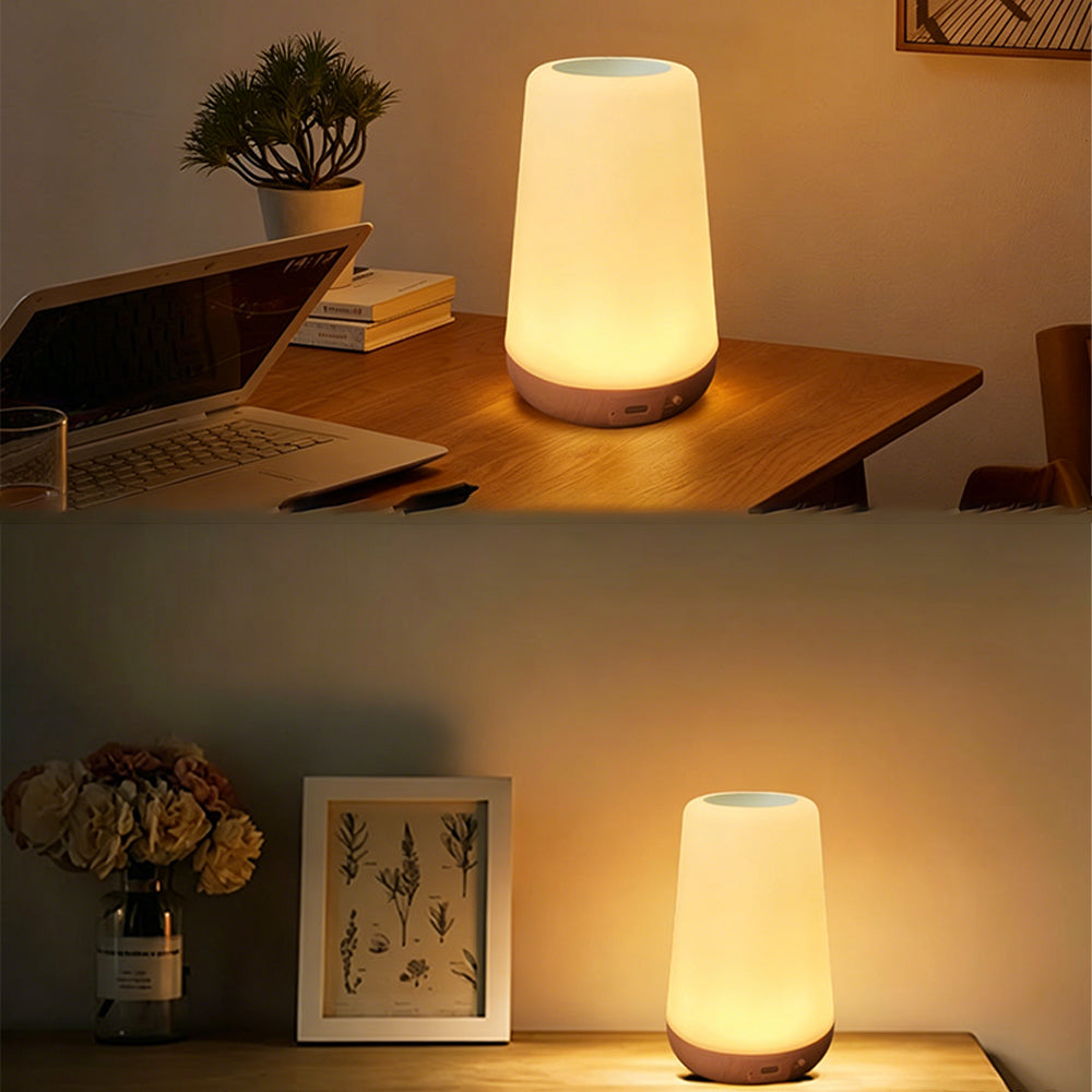 13 Colors Touch Lamp Dimmable Night Light with Hidden Hook for Bedroom