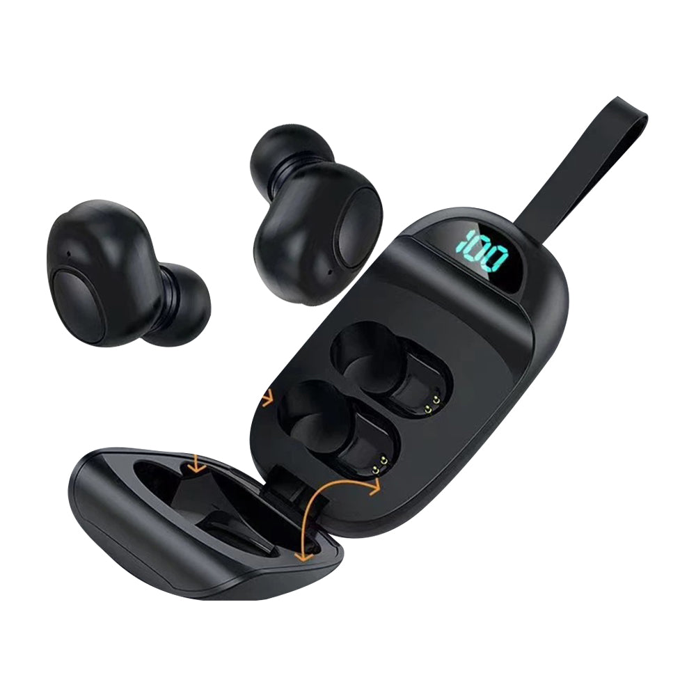 5.0 Bluetooth Wireless Headphones TWS In Earbuds Earphones With Charging Case