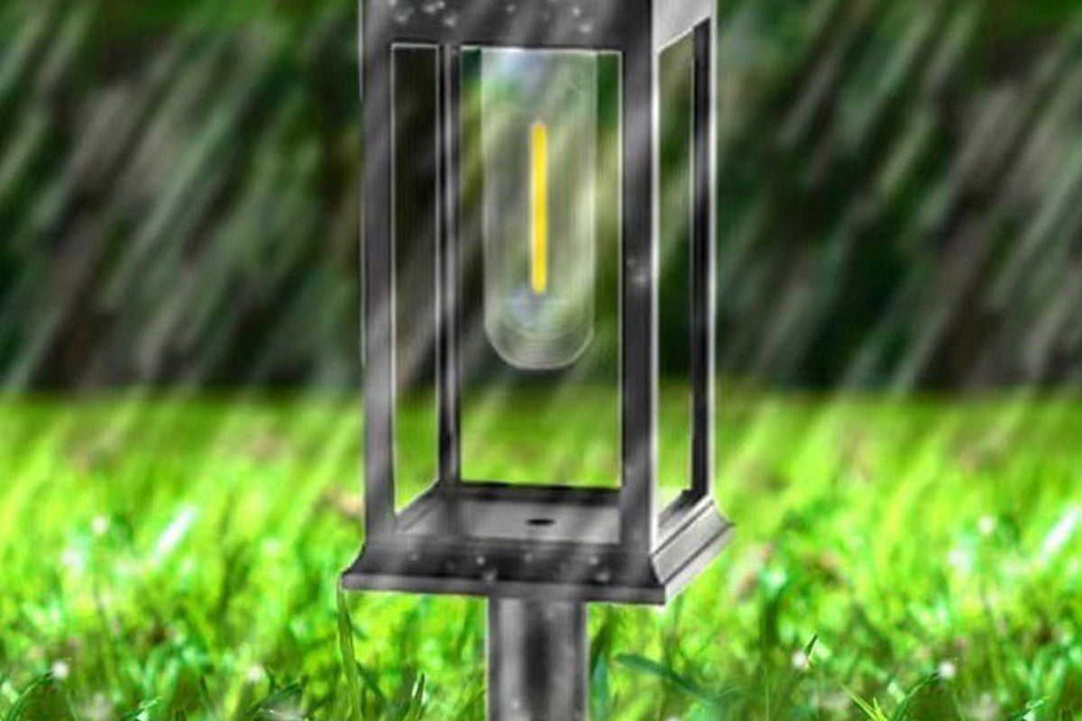 Solar Pathway Lights Waterproof 4 Pack Landscape Lights for Walkway Lawn Decor