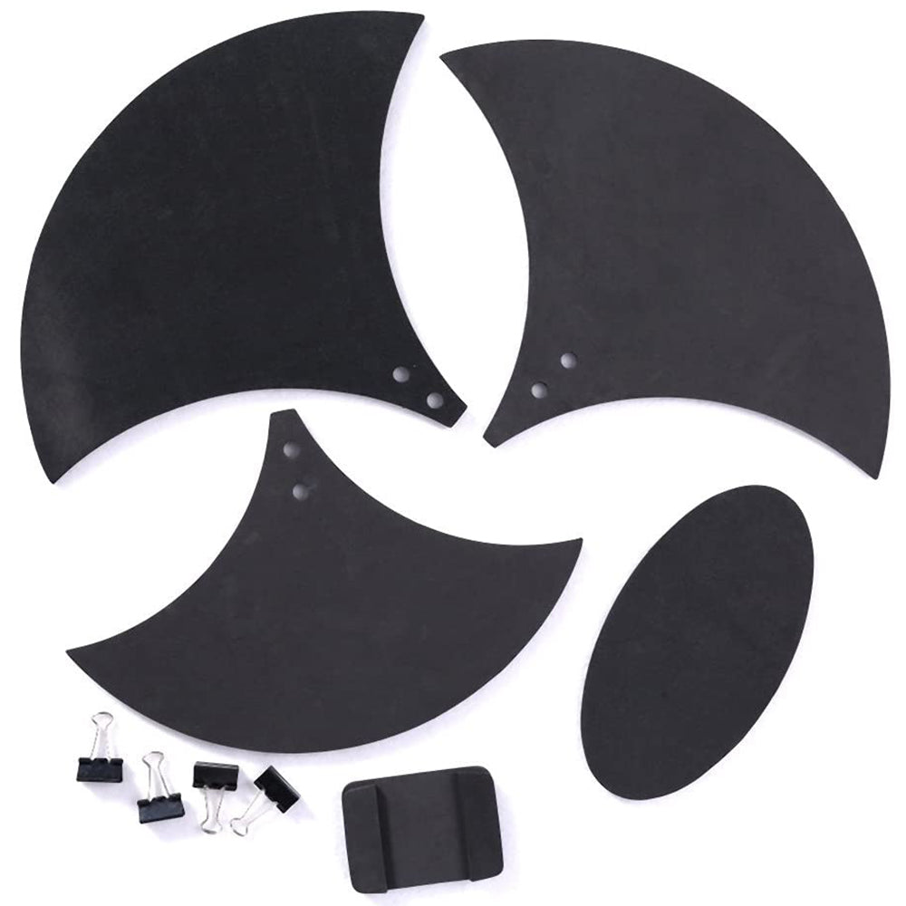 10Pcs Drumming Practice Pad Silencer For Bass Snare Drum Sound Off Quiet Mute