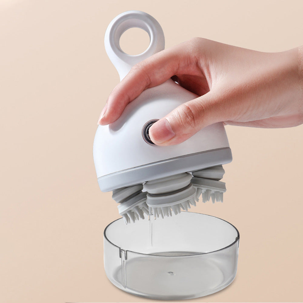 3-Mode Electric Cordless Hair Scalp Massager with Kneading 84 Massage Nodes