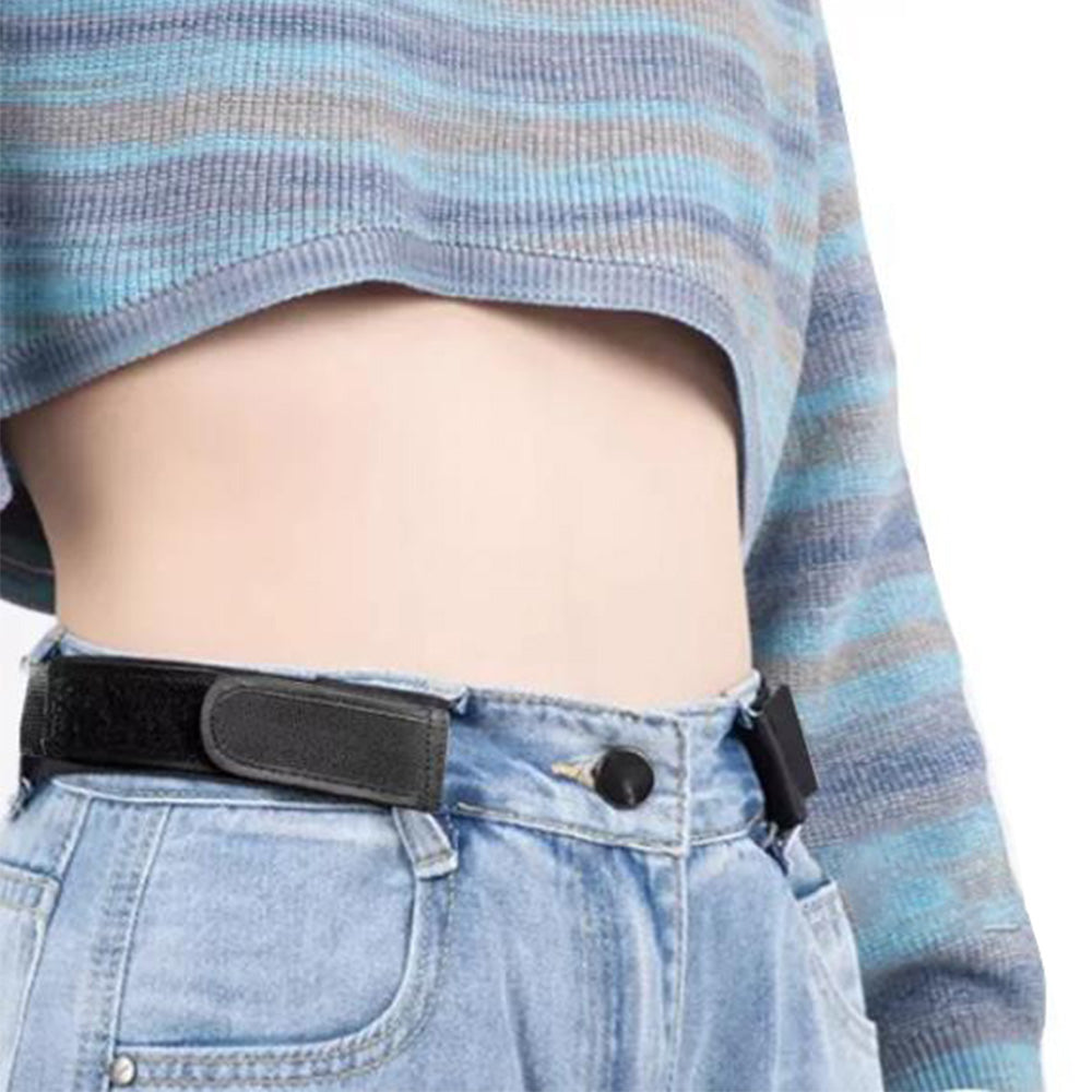 2Pcs Unisex Elastic Belt Waist Belt Fits 1.5 Inch Belt Loops