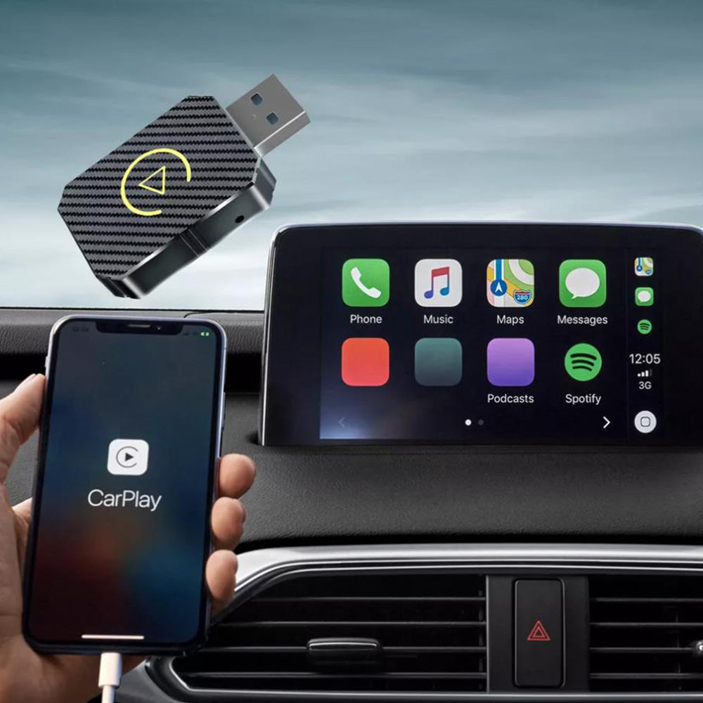 Wireless Apple Carplay Adapter Android Auto Adapter USB Car Dongle Connect Box