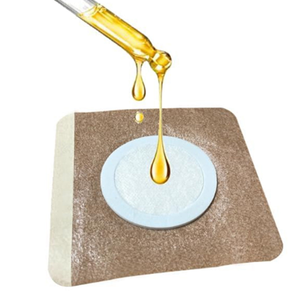 100PCS Disposable Castor Oil Patches Self-Adhesive Castor Oil Pack for Belly Button Waist Knee