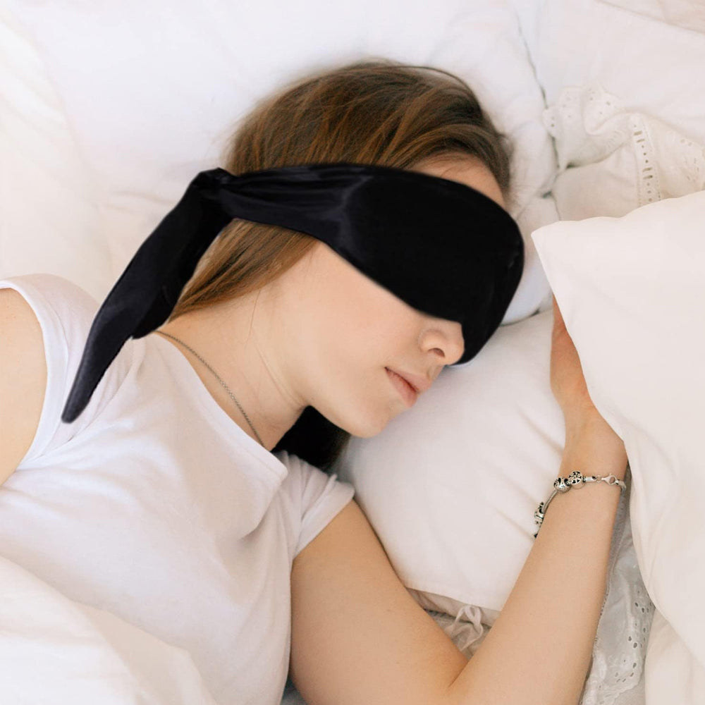 Mulberry Silk Eye Mask Sleeping Ties Eye Cover Blockout Eye Mask