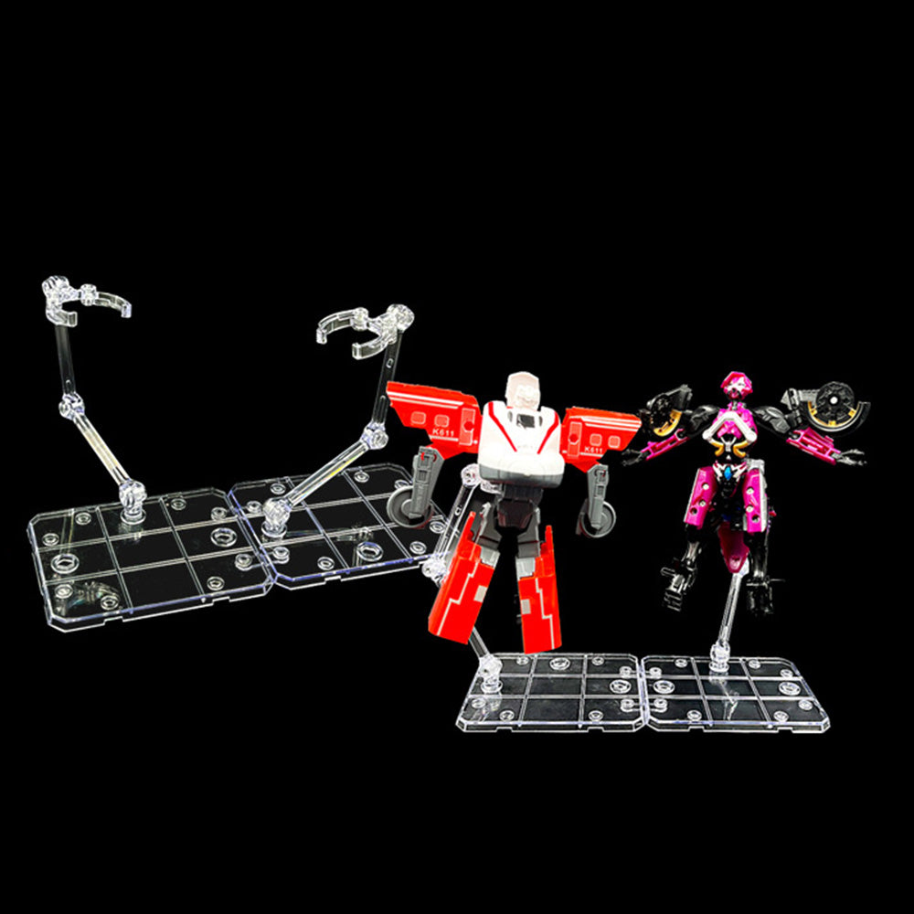 5Pcs Action Figure Display Stand Poseable Flight Stand for HG RG SHF Adjustable Base