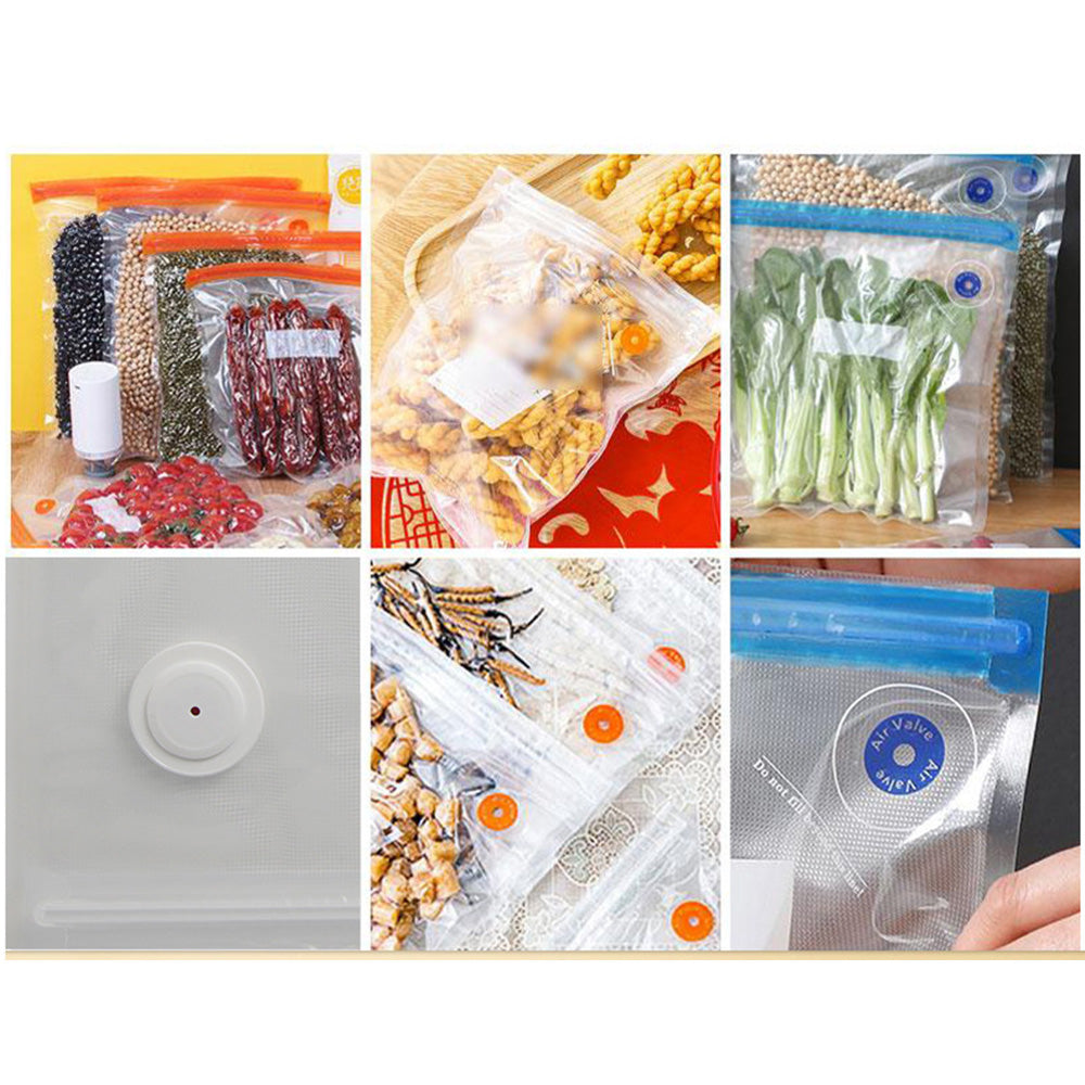 Portable Vacuum Sealer for Food Cordless Handheld Food Vacuum Saver with 5 Pcs Sealer Bags  Black