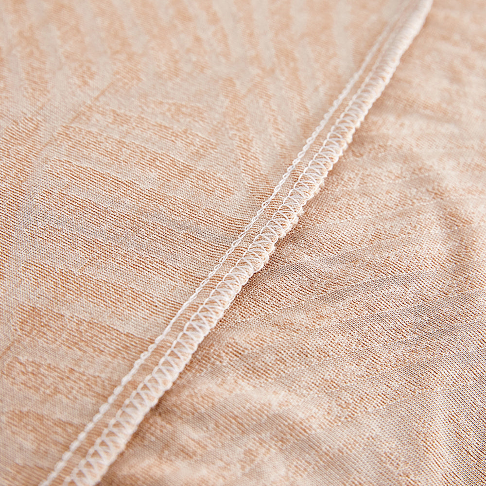 Soft Couch Cover with Skirt Ruffled Stretch Sofa Cover -Beige