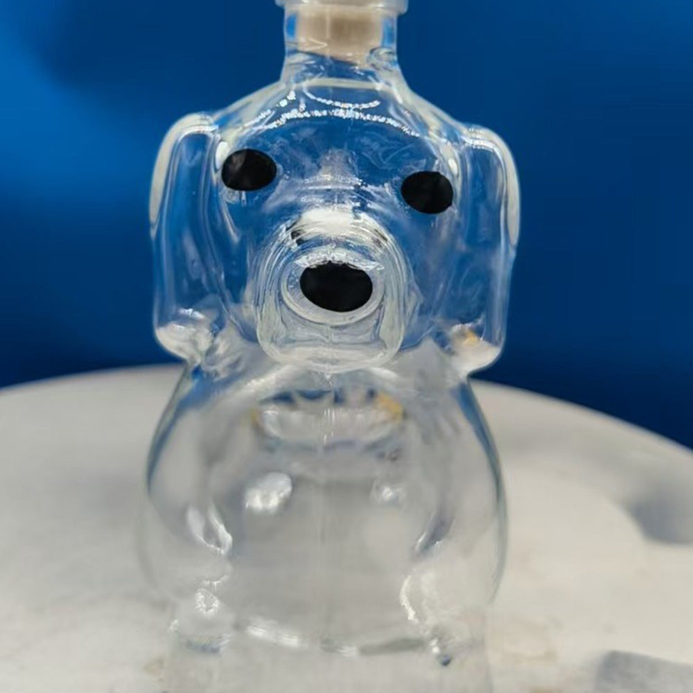 Novelty Dachshund Dog Shape Whiskey Bottle Glass Tumbler Wine Container