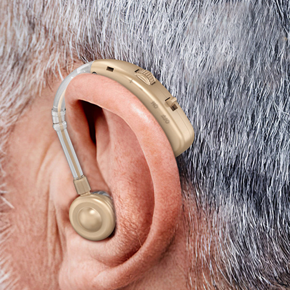 Rechargeable Hearing Aids Sound Amplifier with Noise Canceling Function for Weak Hearing Seniors
