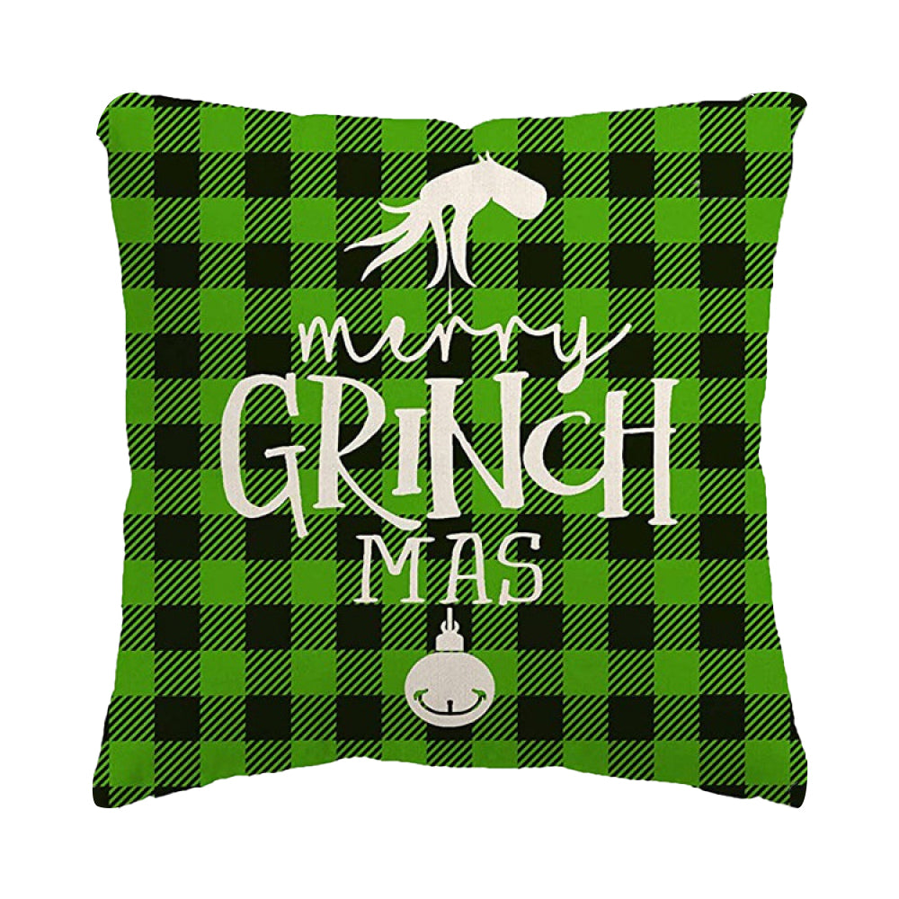 Christmas Pillow Covers Cute Print Throw Cushion Case for Couch Sofa Bed Bedroom Home Decor-Style 7