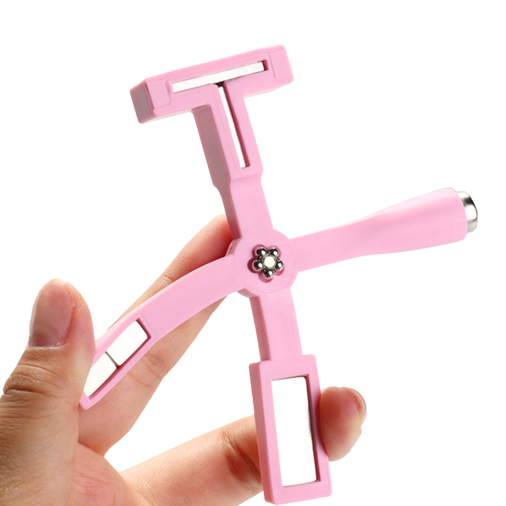 5-in-1 Nail Art Magnet Tool Multi-functional Nail Magnet Pen for Salon Studio or Home Pink