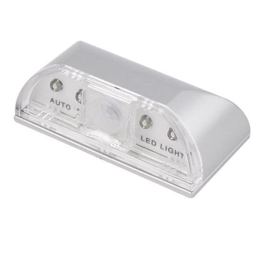 Wireless LED Motion Sensor Night Light with PIR for Hallway & Stairs  Silver