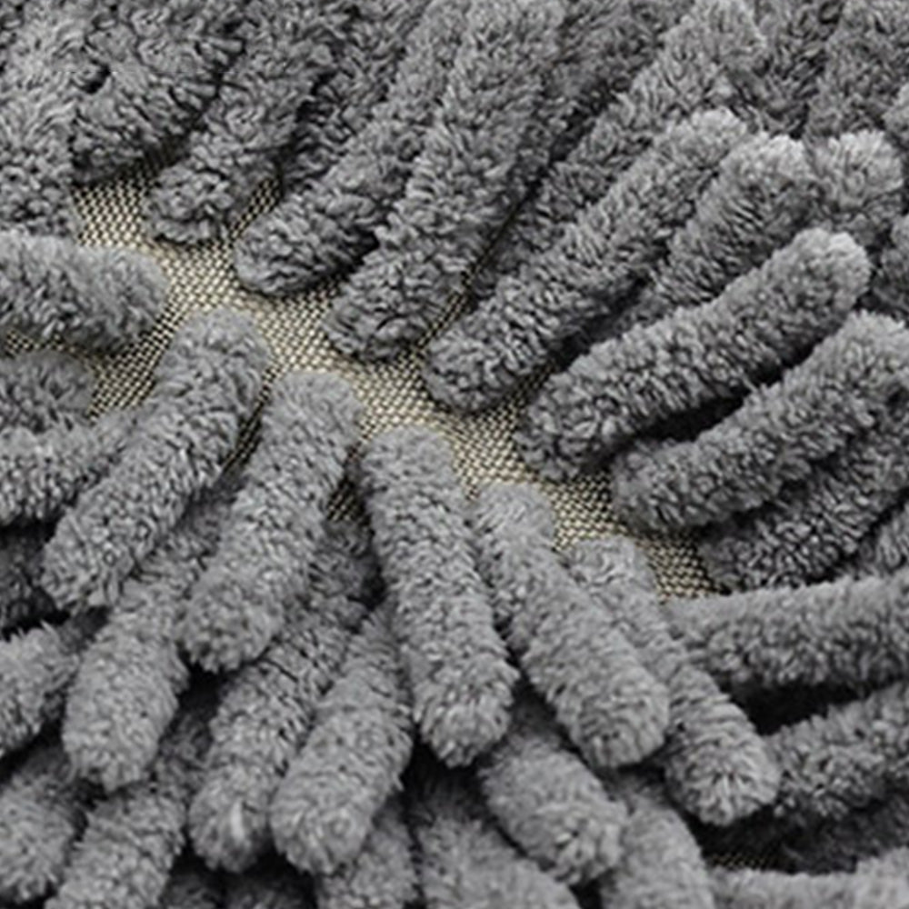 Soft Absorbent Chenille Bath Rug Quick Dry Bath Mat for Bathroom Floor Home Decor Grey