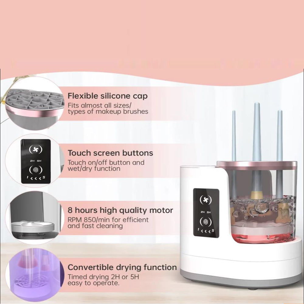 3-in-1 Electric Makeup Brush Cleaner and Dryer