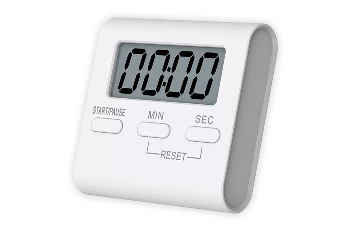 Digital Kitchen Timer with Loud Alarm and LCD Display for Cooking Study and Daily Use
