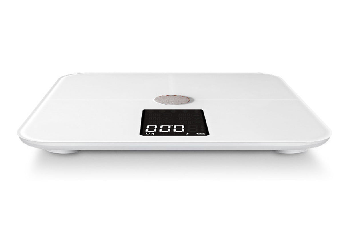 Smart Digital Bathroom Body Fat Scale 180KG Bluetooth Scales Weight for BMI Water-White