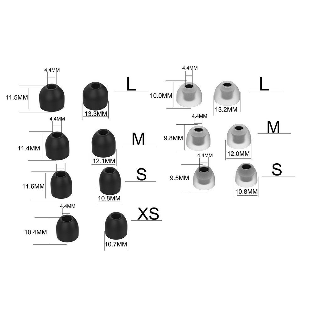 7 Pair Replacement Silicone Ear Tips for Sony WF-1000XM4 1000XM3