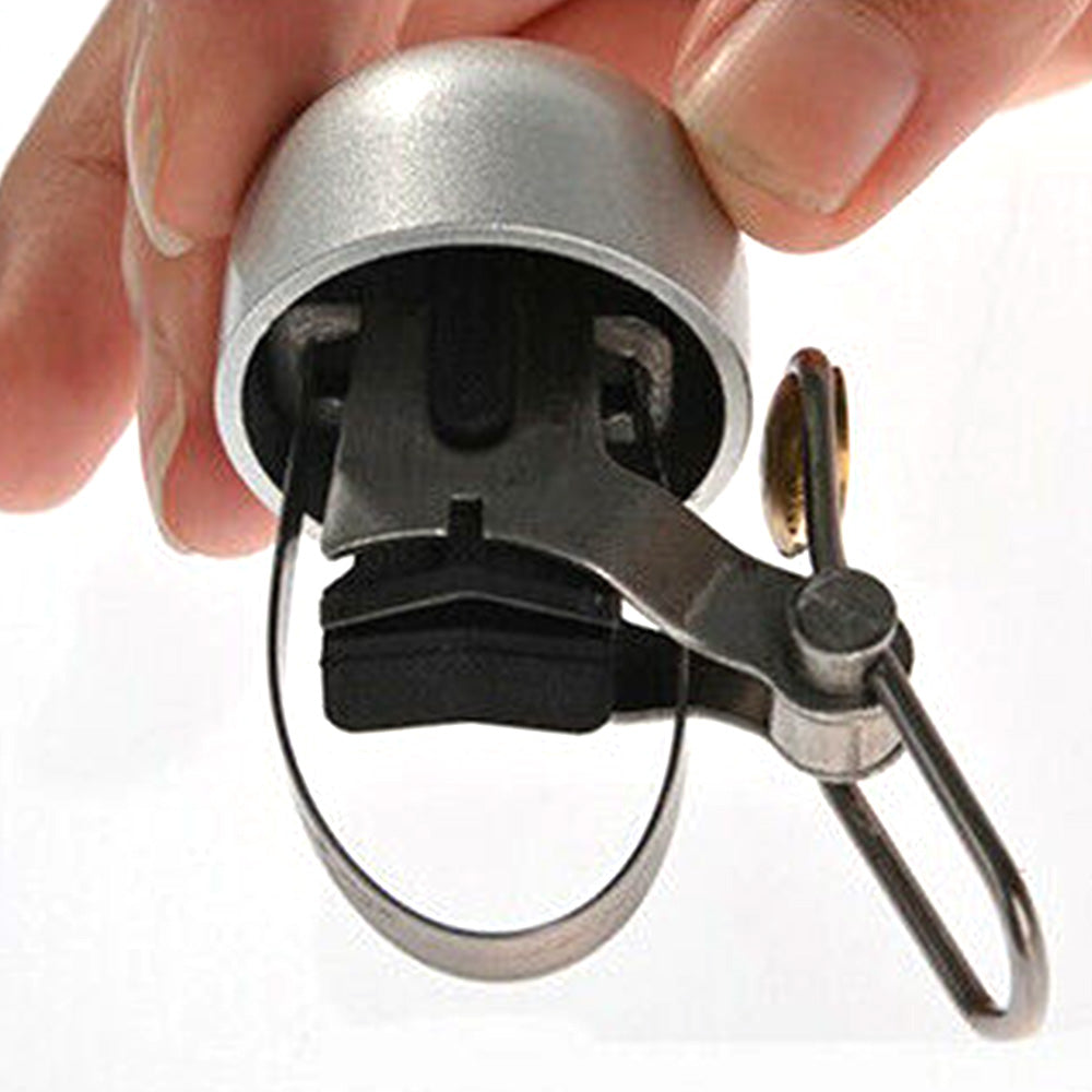 Retro Bike Bell Copper Crisp Cycling Bicycle Handlebar Bell Alarm Ring Sliver
