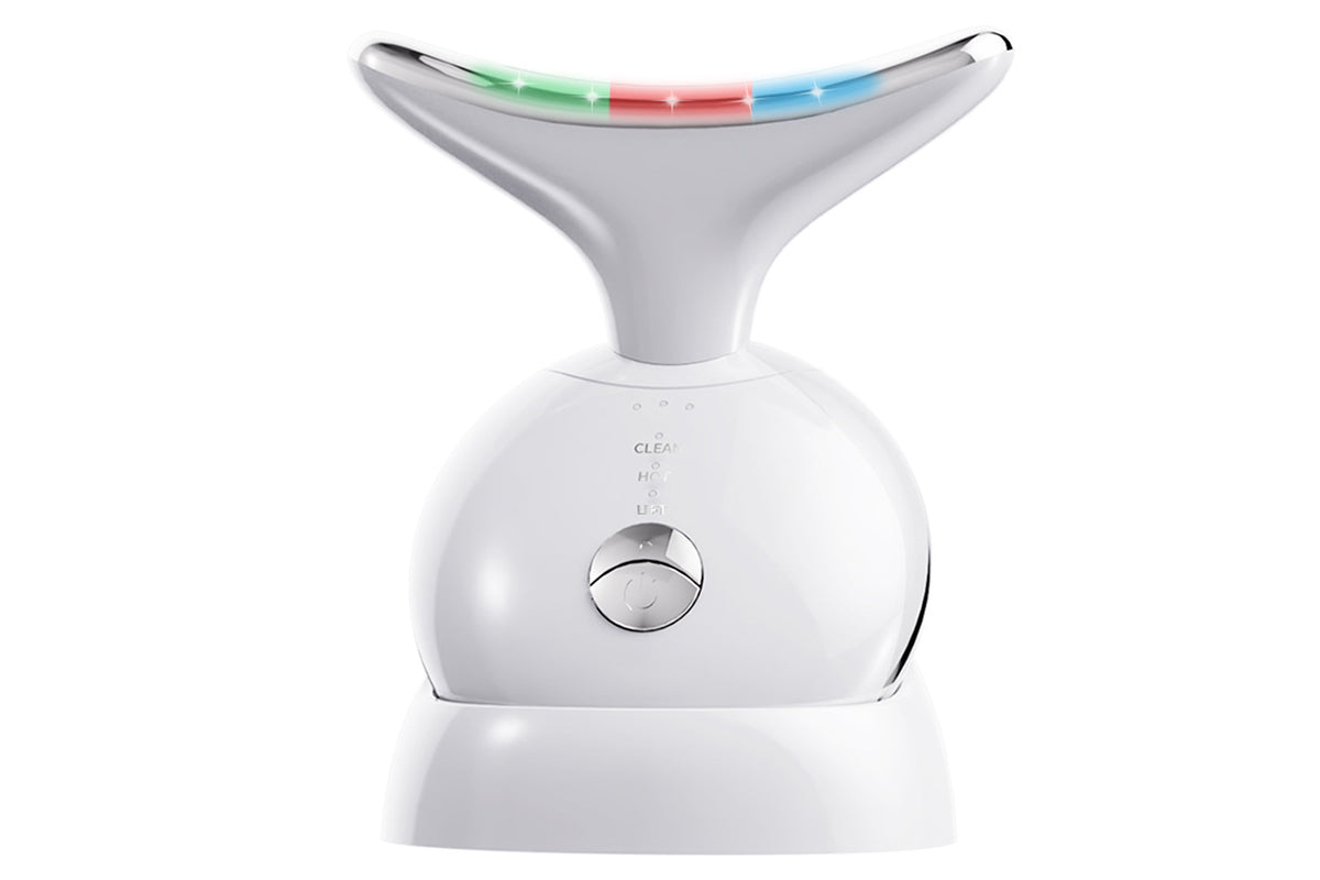 Face Massager Tool Red Light Therapy for Face and Neck Double Chin Reducer