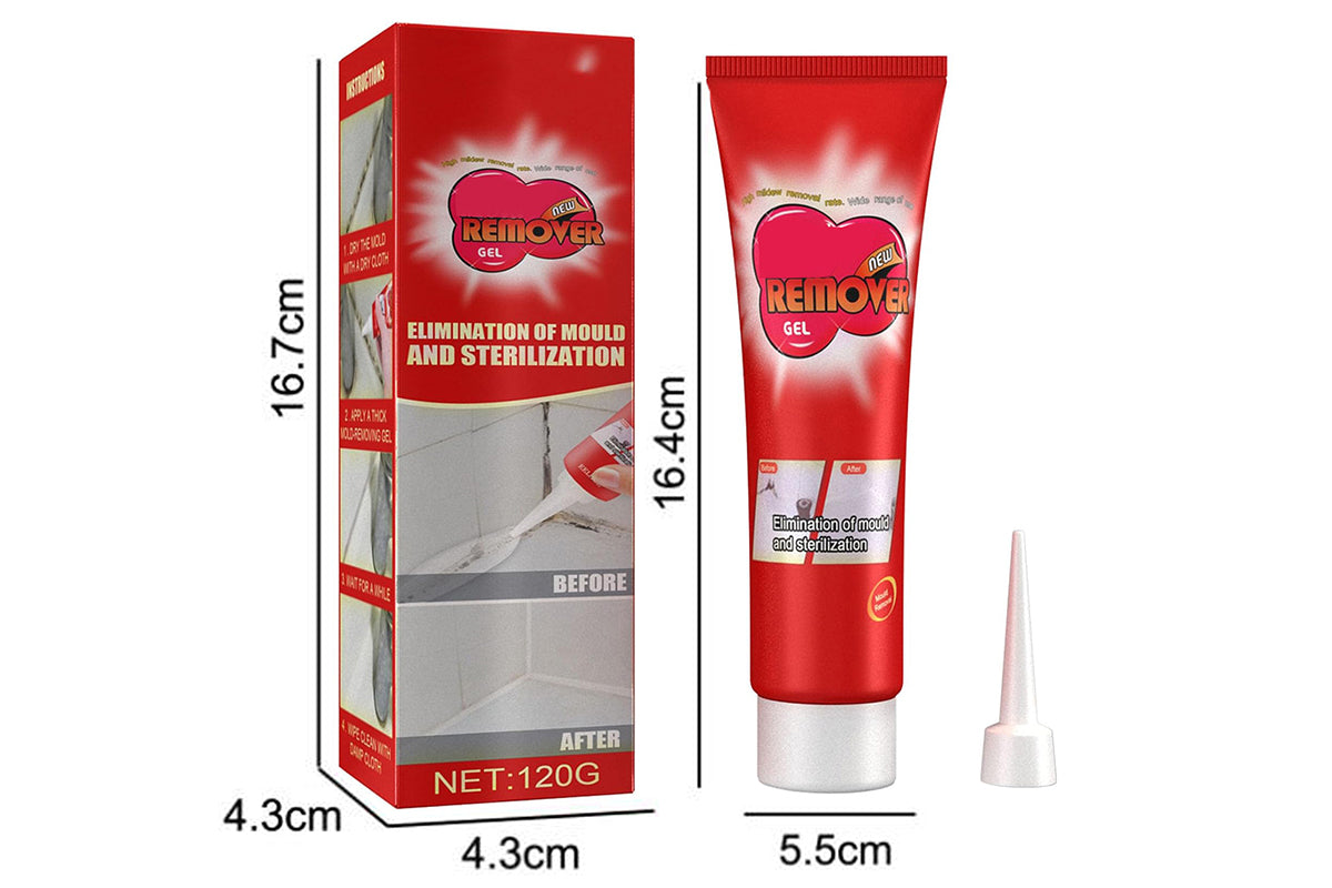 2Pcs Stain Remover Gel Tube Tile Grout Cleaner Cleaning Gel For Bulk Floor Wall Tile Gaps Washing Machine Fridge