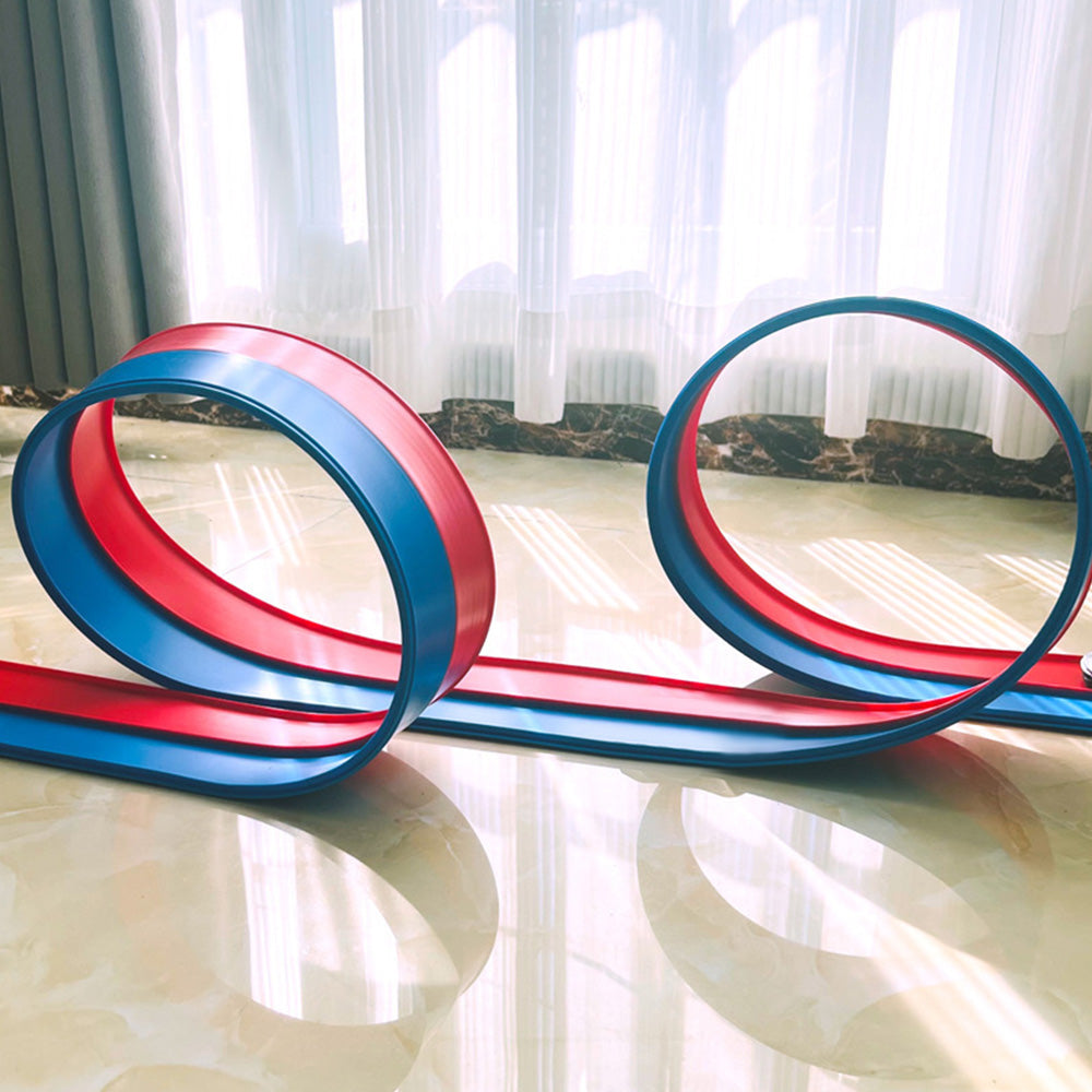 DIY Dual Color Flexible Race Track Car Toy for Kids