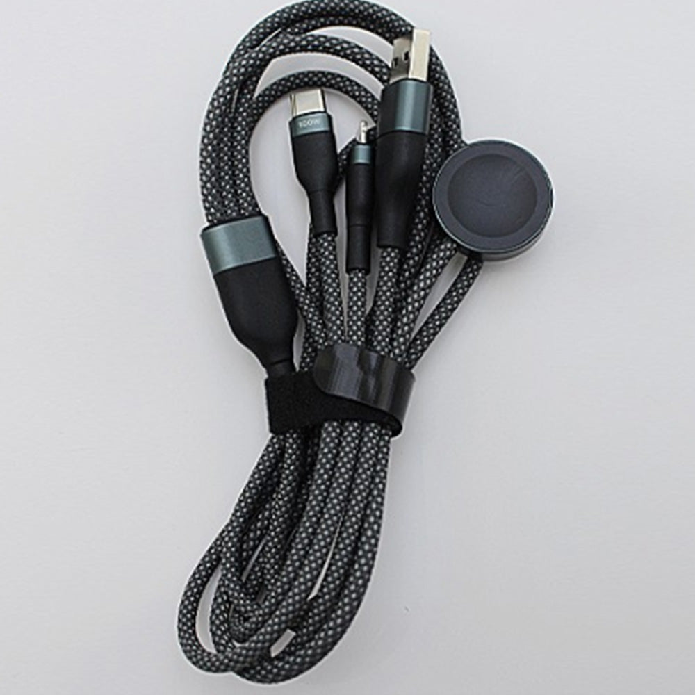 3-in-2 USB-C Charging Cable for Apple Watch iPhone Type-C Multi Fast Charging Cable
