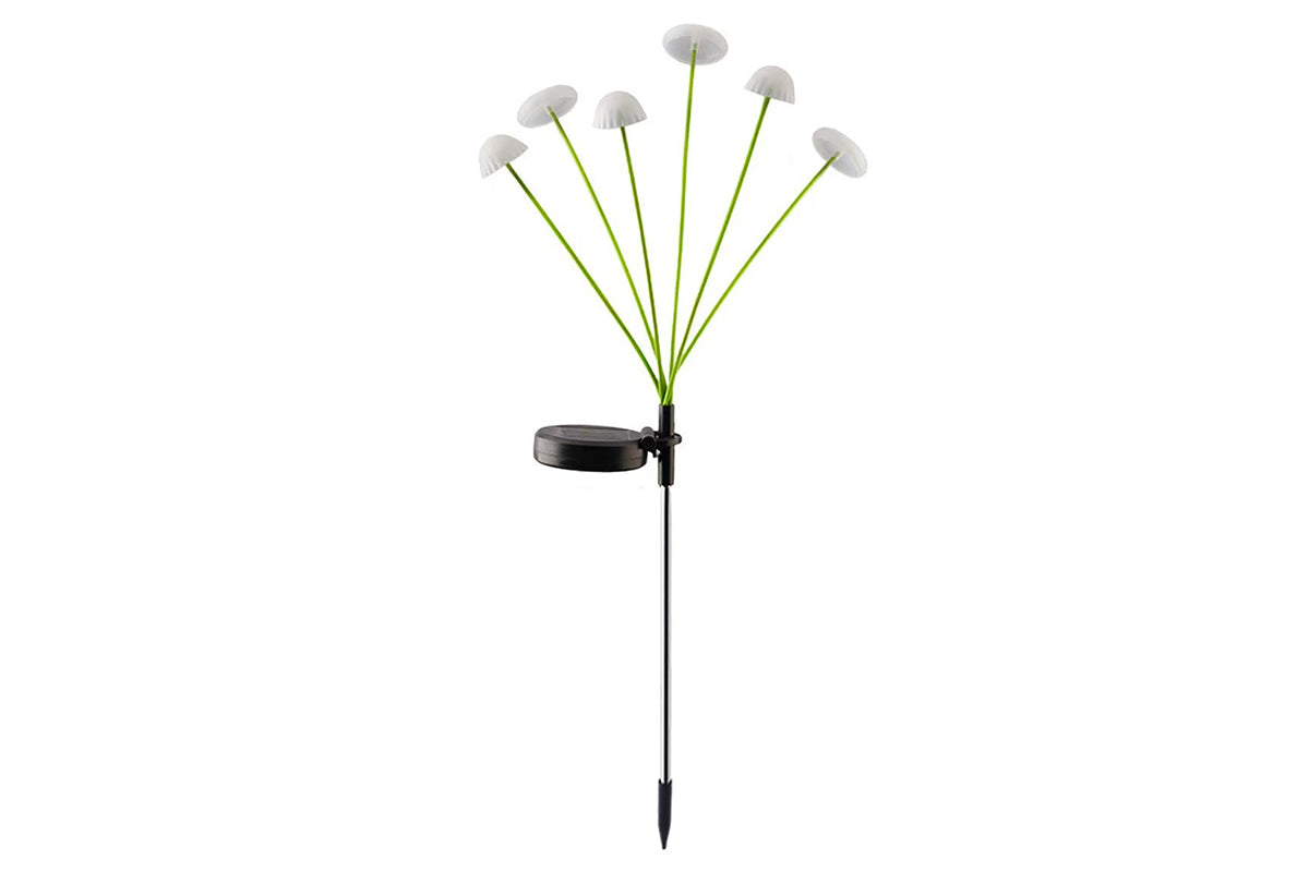 2Pcs Outdoor Solar Mushroom Lights Solar Pathway Lights Solar Mushrooms Lamps -Multicolor Lights