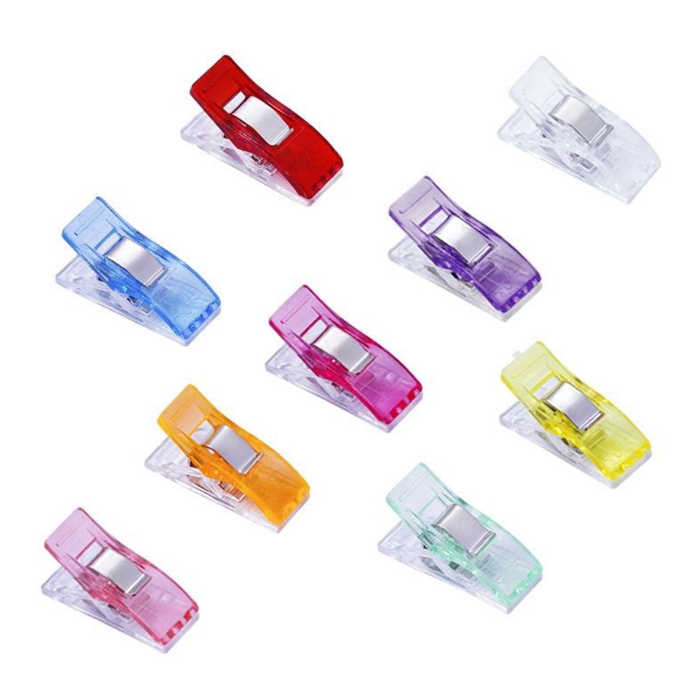 100-Pack Quilting Sewing Clips Random Color Craft Clips for Sewing & DIY