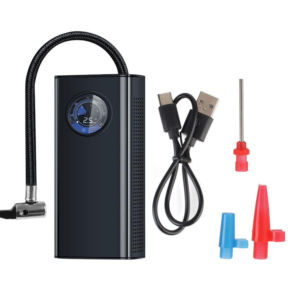 Electric Air Compressor Mini Tire Pump Wireless Inflatable Pump for Car Auto