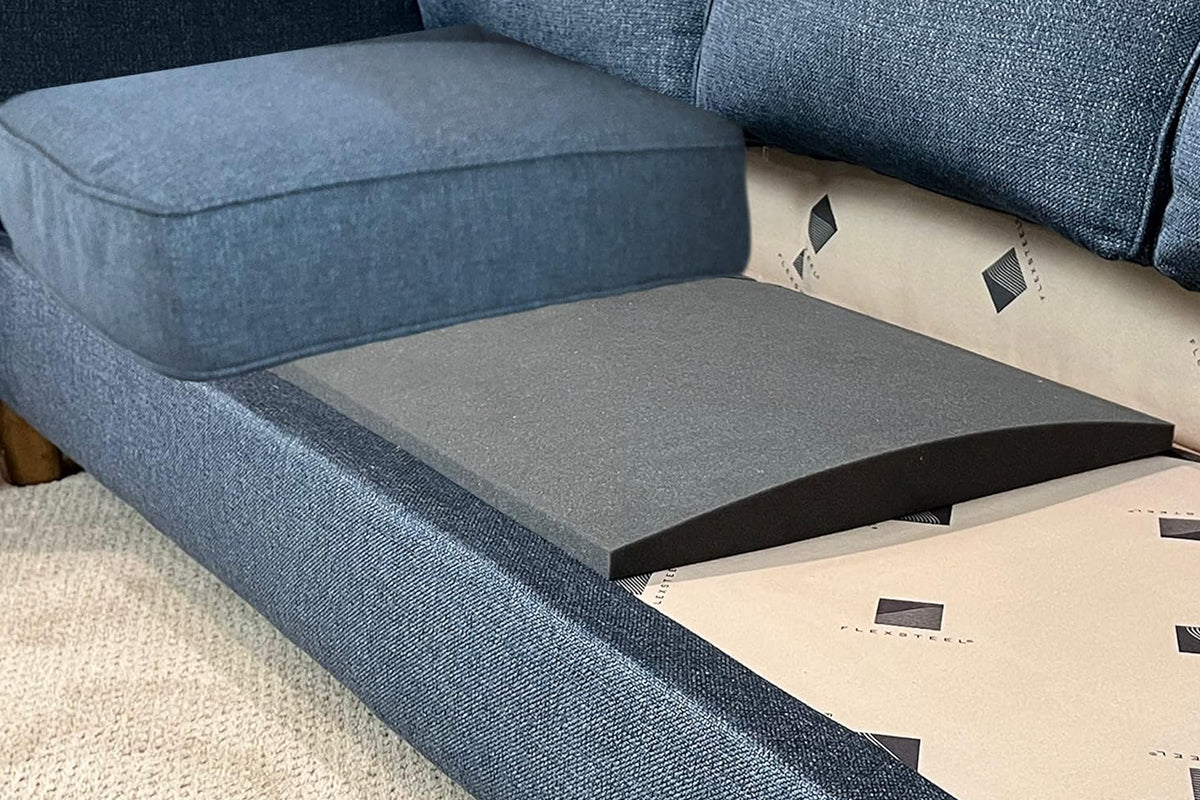 Couch Cushion Support Sagging Seat Curved Foam Sofa Cushion Supporter -Black