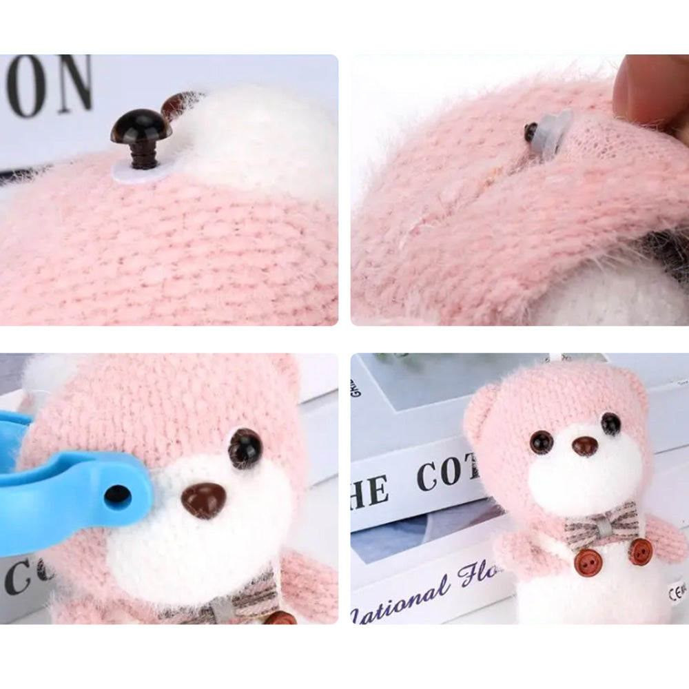 Auxiliary Tool for Attaching Sewing Eyes Knitting Tool Blue