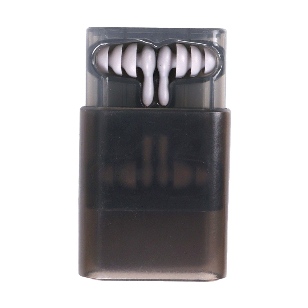 Set of 2 Pairs of Silicone Noise Reduction Earplugs Swimming Sleeping Hearing Protection Earplug Gray