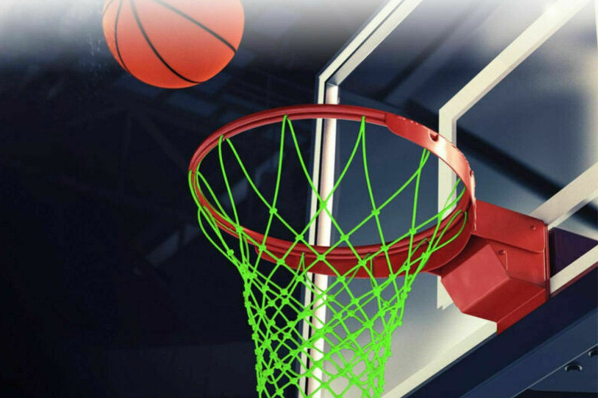 Glow Basketball Net Outdoor Portable-Gray