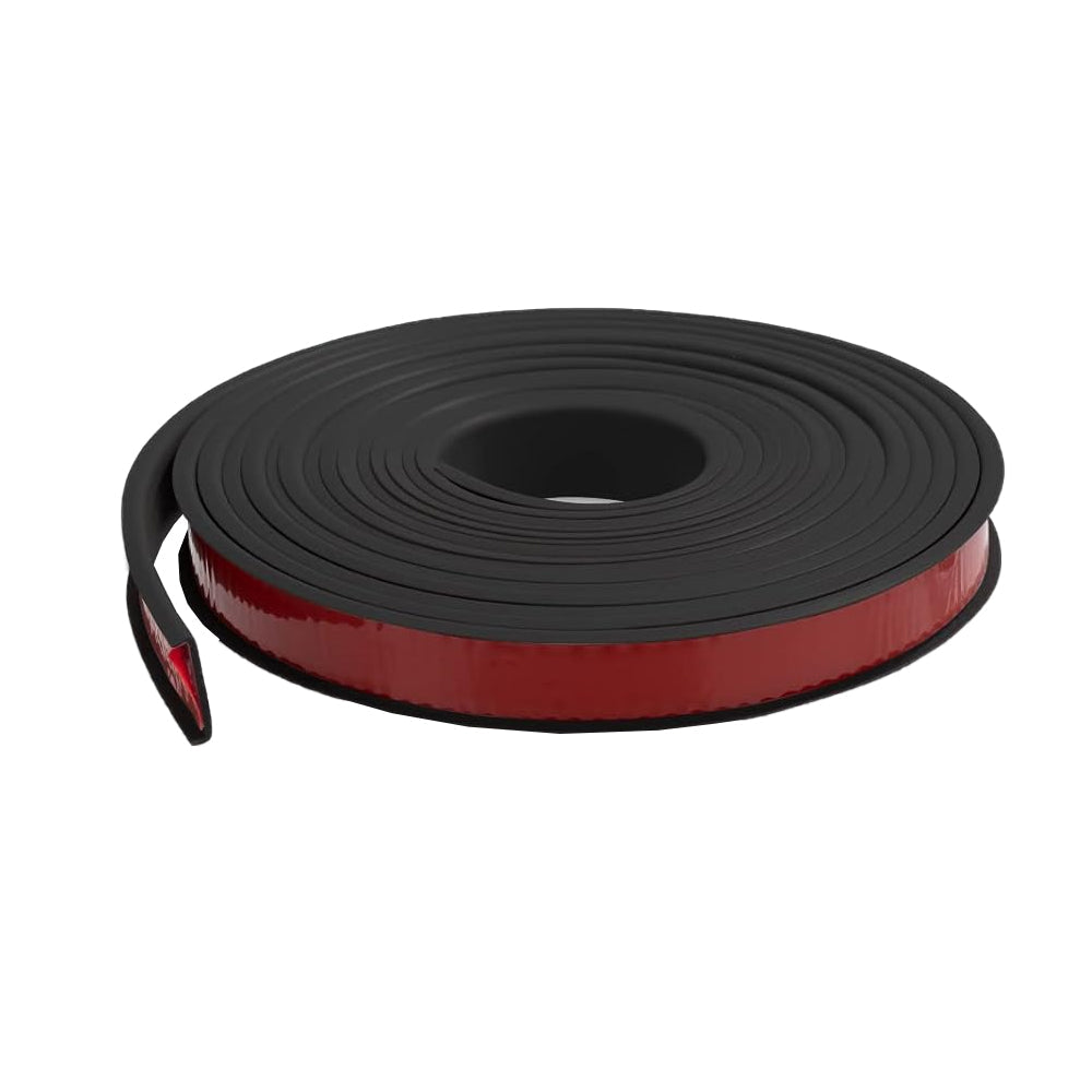 U-Shape Edge Banding Self Adhesive Edge Banding Corner and Collapsible Edge Protector for Cabinet Repair Black