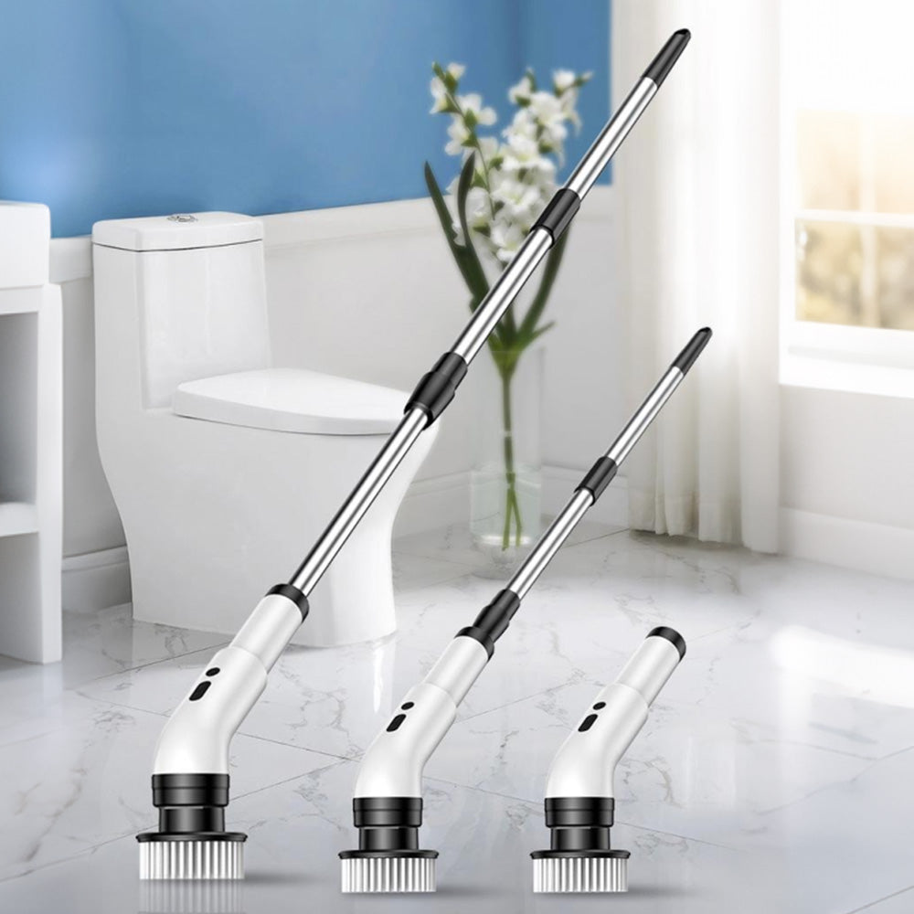 Electric Spin Scrubber with 9 Replaceable Brush Heads Cordless Cleaning Brush for Bathroom and Kitchen
