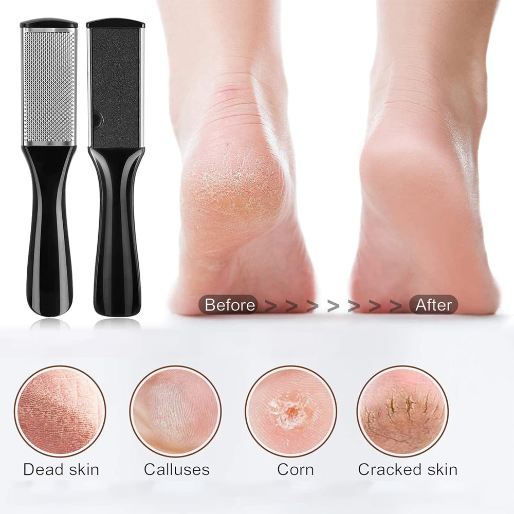 25Pcs Set Pedicure Kit Nail Care Tools Foot Rasp Foot Dead Skin Remover