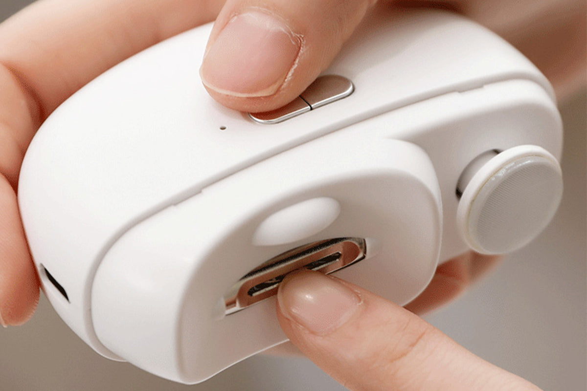 USB Rechargeable Electric Nail Clipper Trimmer