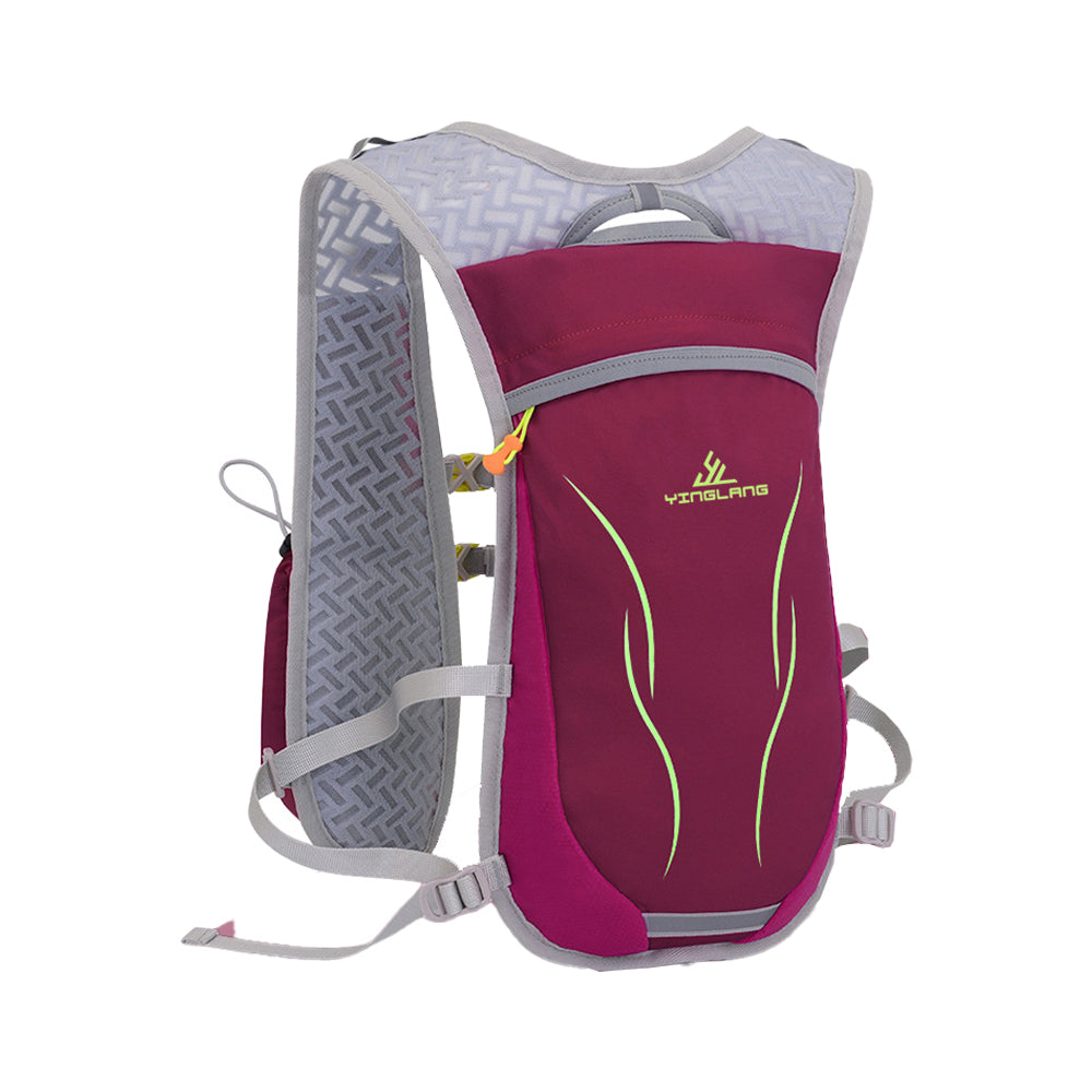 10L Multifunctional Hydration Backpack Outdoor Sport Travel Bag Wine Red