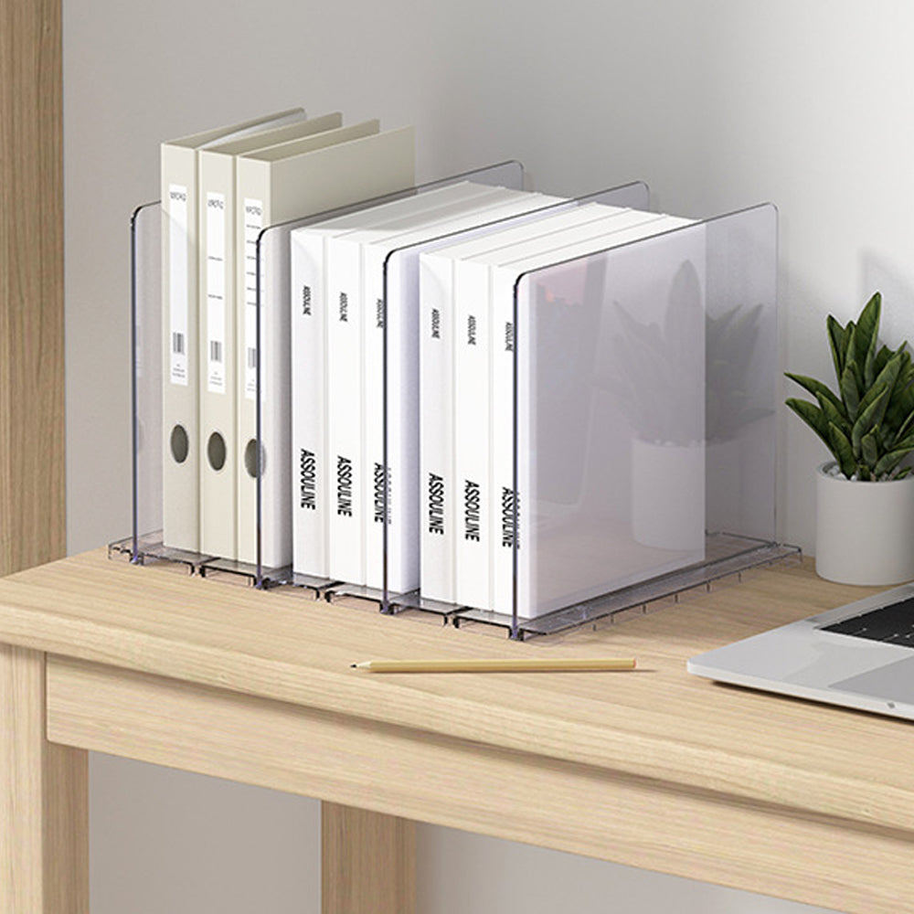 Adjustable Closet Shelf Dividers Transparent Shelf Dividers for Handbags Purse Clothes Books