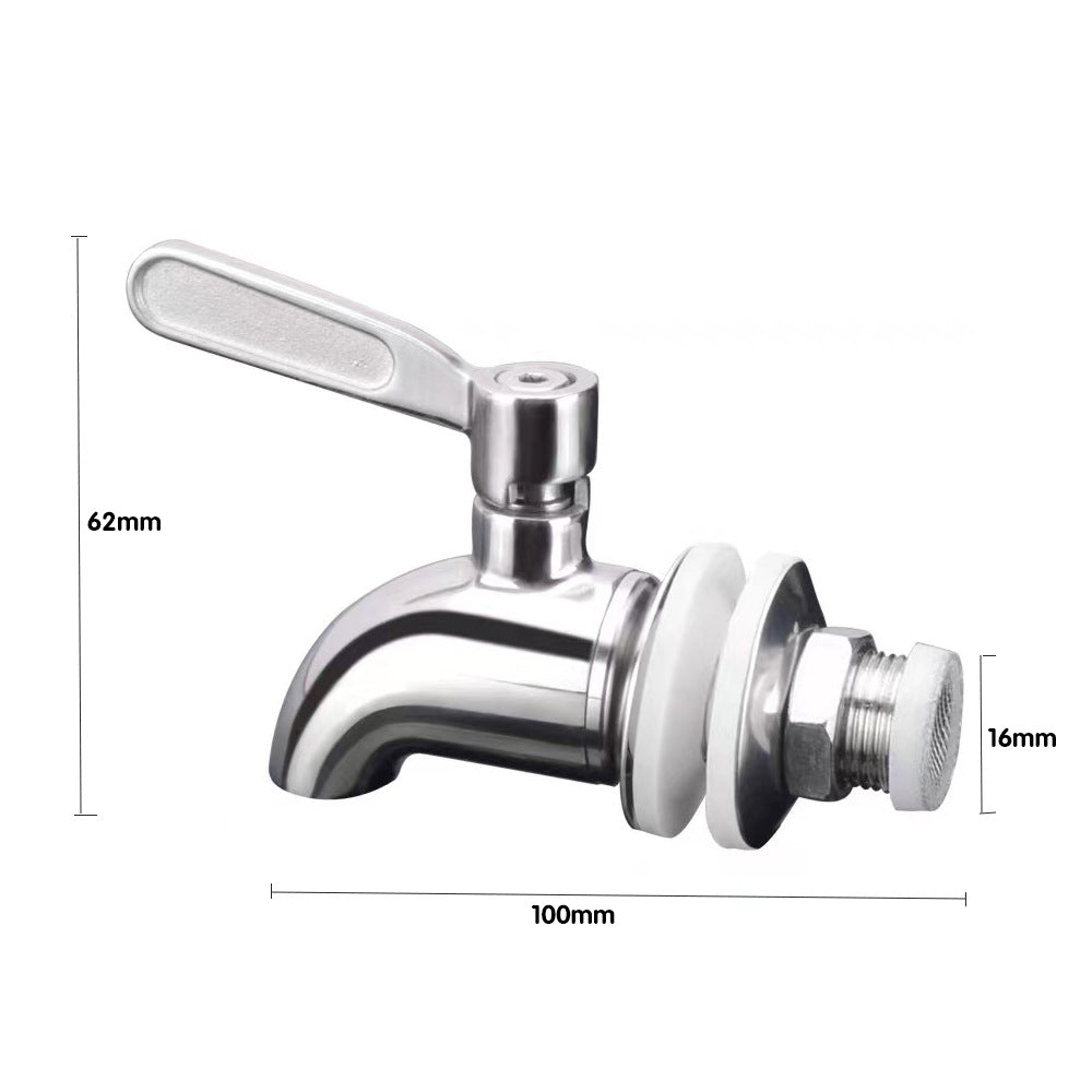 Stainless Steel Beverage Dispenser Replacement Spigot Water Drink Dispenser Replacement Faucet