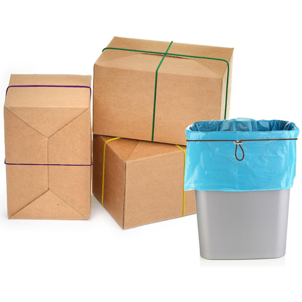 6Pcs Adjustable Garbage Can Bands Trash Can Rubber Bands for Home Office