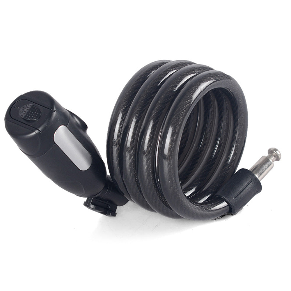 Anti-Theft Bike Cable Lock with 2pcs Keys for Bicycles E-Bikes