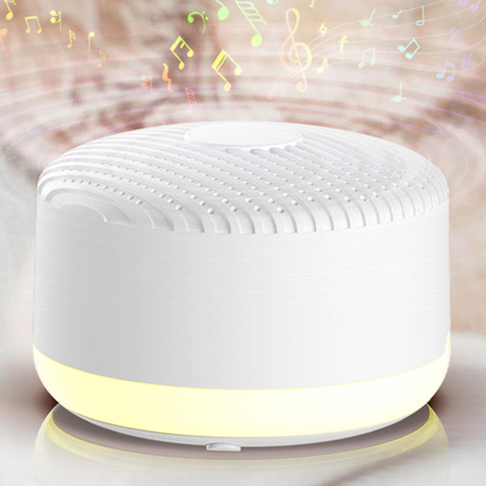 Portable White Noise Machine with 12 Soothing Sounds Rechargeable Sleeping Aid with Night Light
